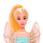 Кукла-модель шарнирная «Нежные мечты», в бежево-бирюзовом платье - Фото 5