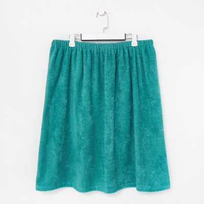 Набор для сауны «Экономь и Я», полотенце - парео 68×150 см, чалма, хлопок 100%, голубая трава