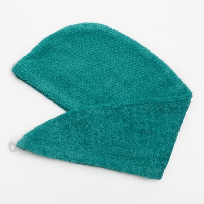 Набор для сауны «Экономь и Я», полотенце - парео 68×150 см, чалма, хлопок 100%, голубая трава