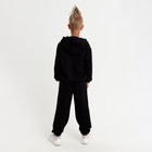 Костюм детский (худи, брюки) MINAKU цвет черный, рост 134 - Фото 3