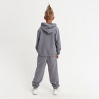 Костюм детский (худи, брюки) MINAKU, серый, рост 164 см - Фото 8