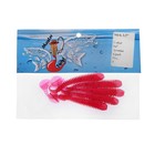 Приманка силиконовая Master Twist STICK 3,5"  цвет 047  (уп.5шт), темно-розовый - Фото 3