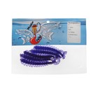 Приманка силиконовая Master Twist SKOLOPENDRA 3"  цвет 046 (уп.5шт), синий - Фото 3