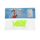 Приманка силиконовая Master Twist MAGGOT 1,4"  цвет 009 (уп.7 шт), светло-зеленый - Фото 3