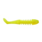 Приманка силиконовая Master Twist SKELETON 3" цвет 004 (уп.5шт), светло-желтый - фото 809764889