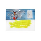Приманка силиконовая Master Twist SKELETON 3" цвет 004 (уп.5шт), светло-желтый - фото 809764890