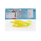 Приманка силиконовая Master Twist STICK 3,5", цвет 004, набор 5 шт, светло-желтый - фото 809764893