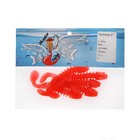 Приманка силиконовая Master Twist SKELETON 3" цвет 006 (уп.5шт), коралловый - Фото 3