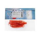 Приманка силиконовая Master Twist SKOLOPENDRA 3", цвет 049, набор 5 шт, бордовый - Фото 3