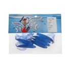 Приманка силиконовая Master Twist TWIST MIX 3,0"  цвет 039 (уп.6шт), светло-синий - Фото 3