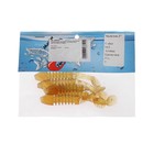 Приманка силиконовая Master Twist SKELETON 3", цвет 012, набор 5 шт, желтый - фото 809764938
