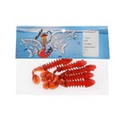 Приманка силиконовая Master Twist SKELETON, 76 мм, цвет 049 бордовый, 5 шт. - Фото 3