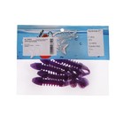 Приманка силиконовая Master Twist SKELETON 3", цвет 051, набор 5 шт, лиловый - фото 809764953