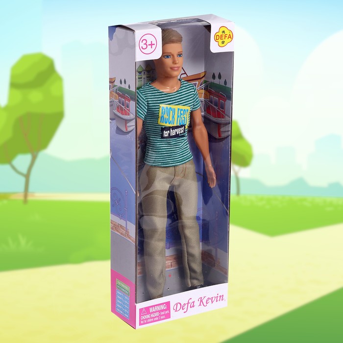 Кукла-модель «Марк» цвет бирюзовый 54180