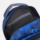 Рюкзак на молнии, цвет синий - Фото 5