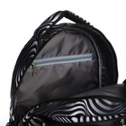 Рюкзак Erich Krause из текстиля на молнии, 1 карман, цвет чёрный - Фото 4