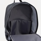 Рюкзак-сумка на молнии, цвет серый - Фото 4