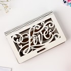 Шкатулка для колец «Бесконечность», 12×7.9 см - Фото 4