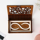 Шкатулка для колец «Бесконечность», 12×7.9 см - Фото 8