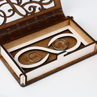 Шкатулка для колец «Бесконечность», 12×7.9 см - Фото 9