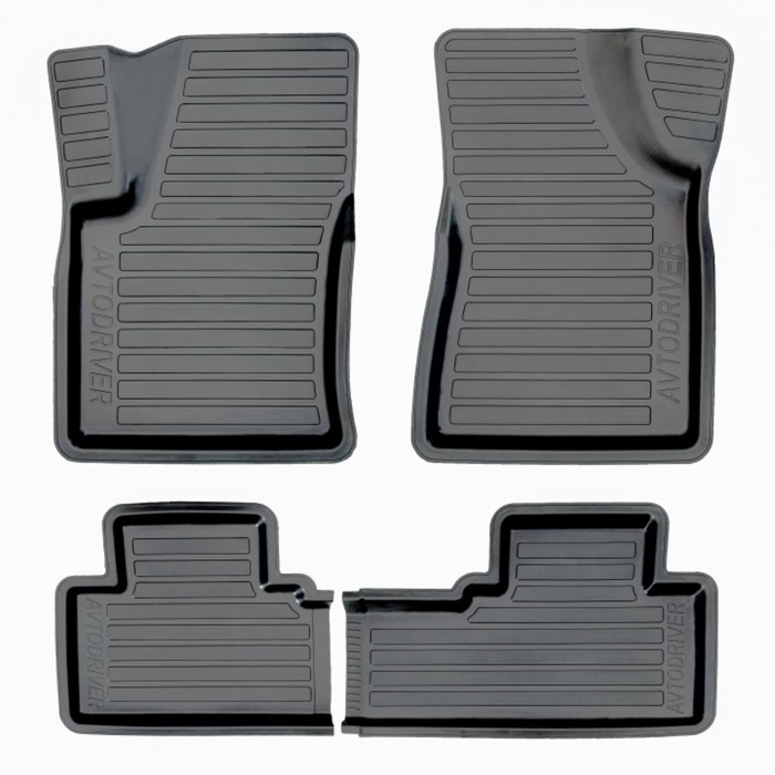 Коврики резиновые с высоким бортом для SsangYong Actyon, 2011-н.в.