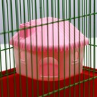 Домик для грызунов угловой, 11,4 х 10,7 х 10,7 см, розовый - фото 10243556