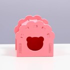 Домик для грызунов фигурный, 10,5 х 9,5 см, розовый 7598044 - фото 14517562