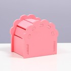 Домик для грызунов фигурный, 10,5 х 9,5 см, розовый 7598044 - фото 14517564