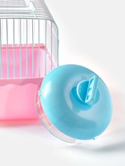 Колесо для грызунов тихое, 11 см, синее - Фото 2