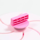 Колесо для грызунов тихое, 13,5 см, розовое - Фото 3