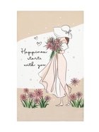 Полотенце «Доляна» Happiness 35×60 см, 100% хлопок, вафля 160 г/м² - Фото 4