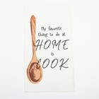 Набор кухонных полотенец «Доляна» Home cook, 35×60 см -2 шт., 100% хлопок, вафля 160 г/м² - фото 46429849