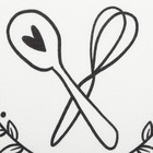 Набор кухонных полотенец «Доляна» Home cook, 35×60 см -2 шт., 100% хлопок, вафля 160 г/м² - фото 46429851