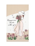 Набор кухонных полотенец Доляна Happiness, 35×60 см -2 шт., 100% хлопок, вафля 160 г/м² - Фото 3