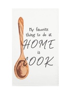 Набор кухонных полотенец Доляна Happiness, 35×60 см -4 шт., 100% хлопок, вафля 160 г/м² - Фото 4