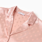 Пижама женская (рубашка и брюки) KAFTAN "Горох" цвет розовый, размер 44-46 - Фото 7