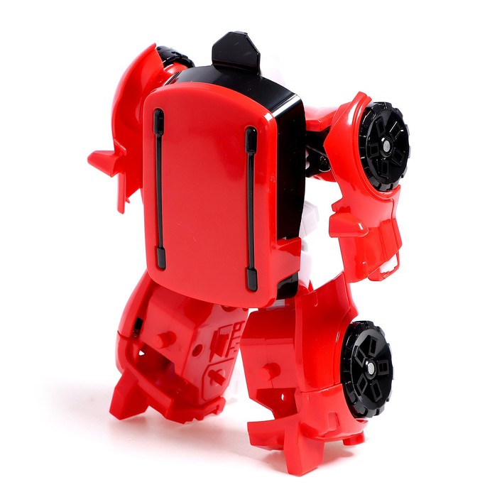 Робот «Автобот», трансформируется, цвет красный - фото 1926419002