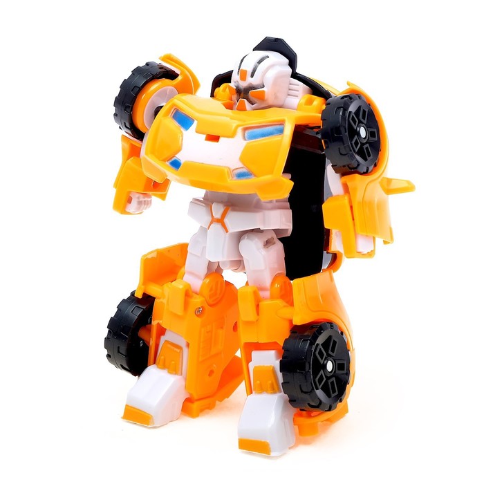 Робот «Автобот», трансформируется, цвет оранжевый - фото 1907442505