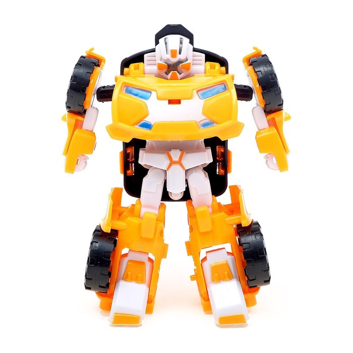 Робот «Автобот», трансформируется, цвет оранжевый - фото 1907442507