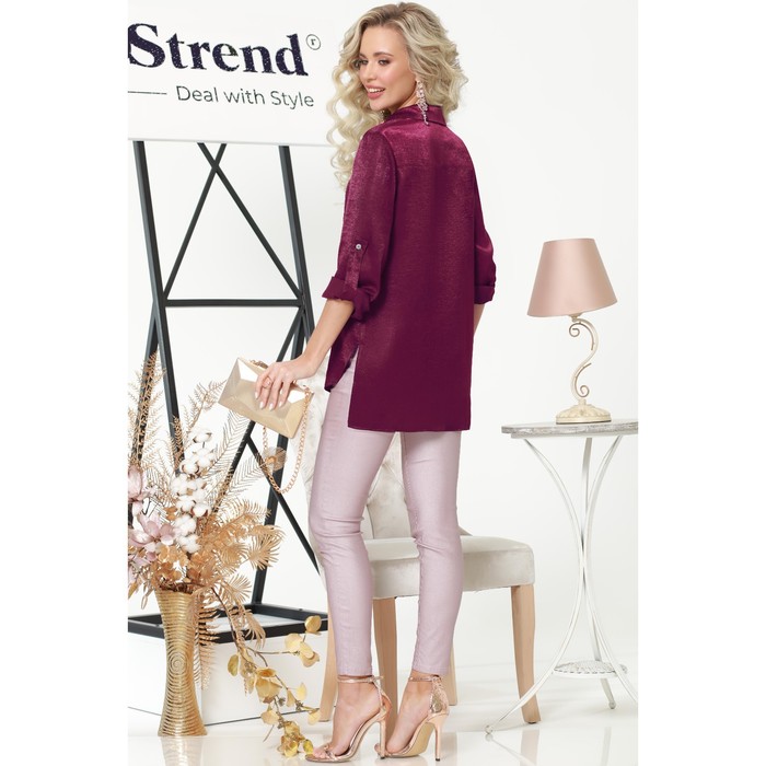 Блузка женская «Модный гид», размер  52 54204