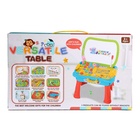 Развивающий столик «Играй и учись», цвет красный 7878692