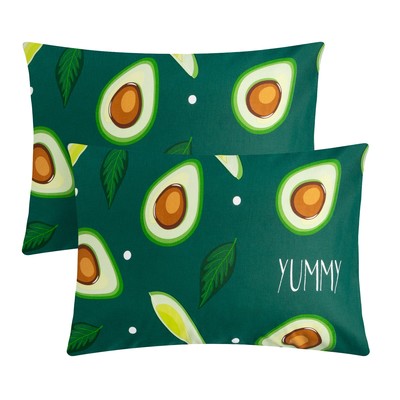 Комплект наволочек «Этель» Avocado, 50×70 см, 2 шт., поплин, хлопок 100%