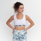 Топ женский, цвет белый, р-р 48 7734098