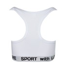 Топ женский, цвет белый, р-р 48 7734098