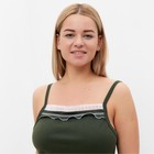 Ночная сорочка женская, цвет хаки, размер 48 7744060