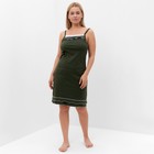 Ночная сорочка женская, цвет хаки, размер 56 7744064