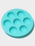 Форма для муссовых десертов и выпечки KONFINETTA «Спортивные мячи», d=15.5 см, силикон, бирюзовая - Фото 2