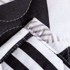 Покрывало LoveLife 1.5 сп Black and white 150*210±5 см, новосатин,80 г/м2 - фото 53813617