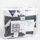Покрывало LoveLife 1.5 сп Black and white 150*210±5 см, новосатин,80 г/м2 - фото 53813618