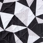 Покрывало LoveLife 2 сп Black and white 180*210±5 см, новосатин,80 г/м2 7343894 - фото 14043335